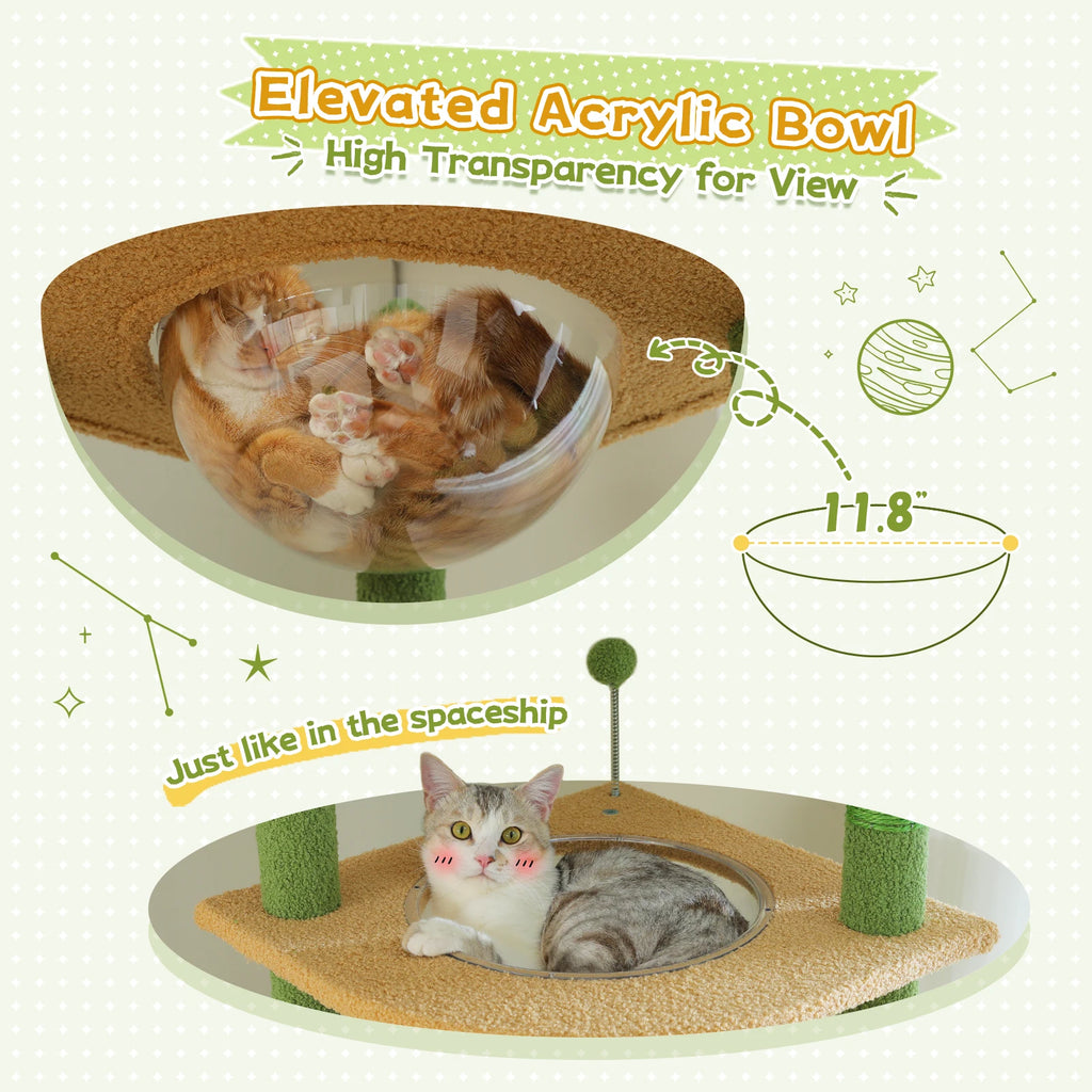 Floor-to-Ceiling Cat Tree Tower