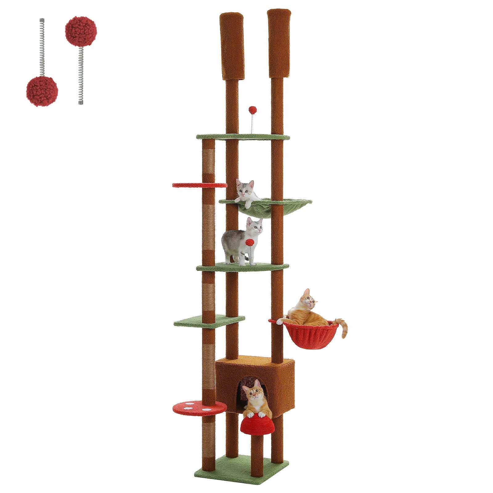 Floor-to-Ceiling Cat Tree Tower
