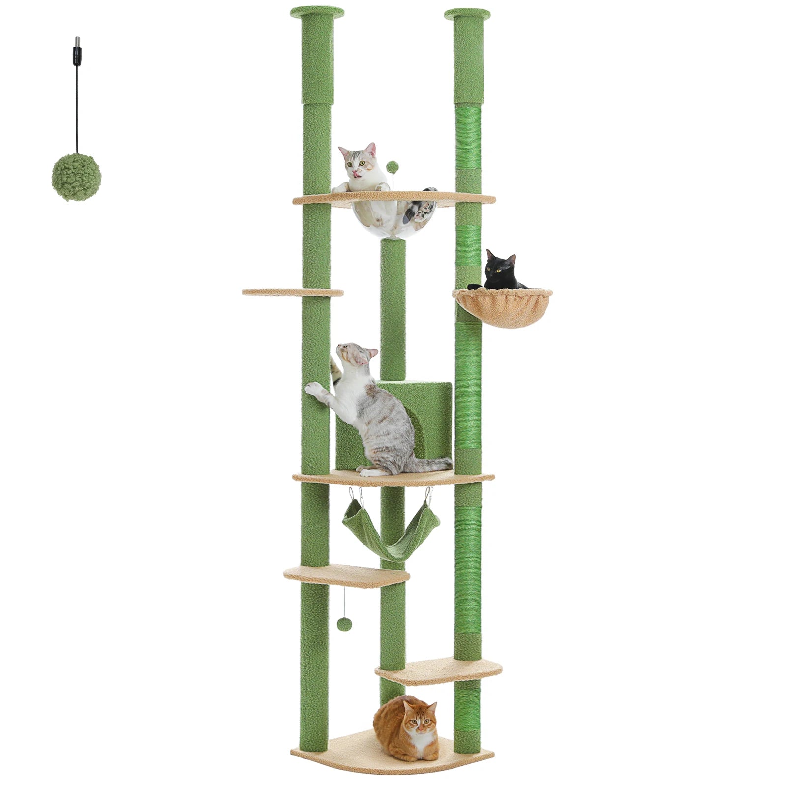 Floor-to-Ceiling Cat Tree Tower