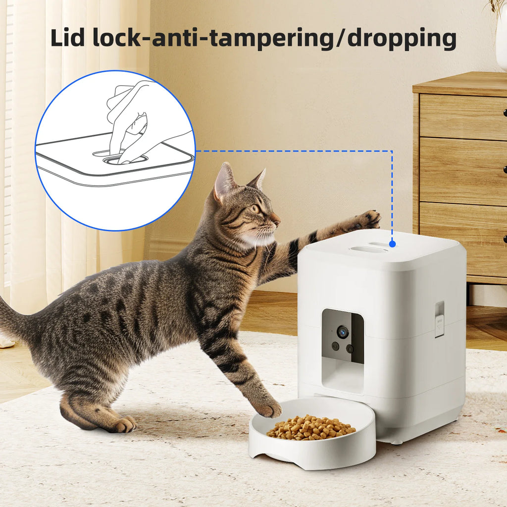 Wi-Fi Pet Feeder with Camera