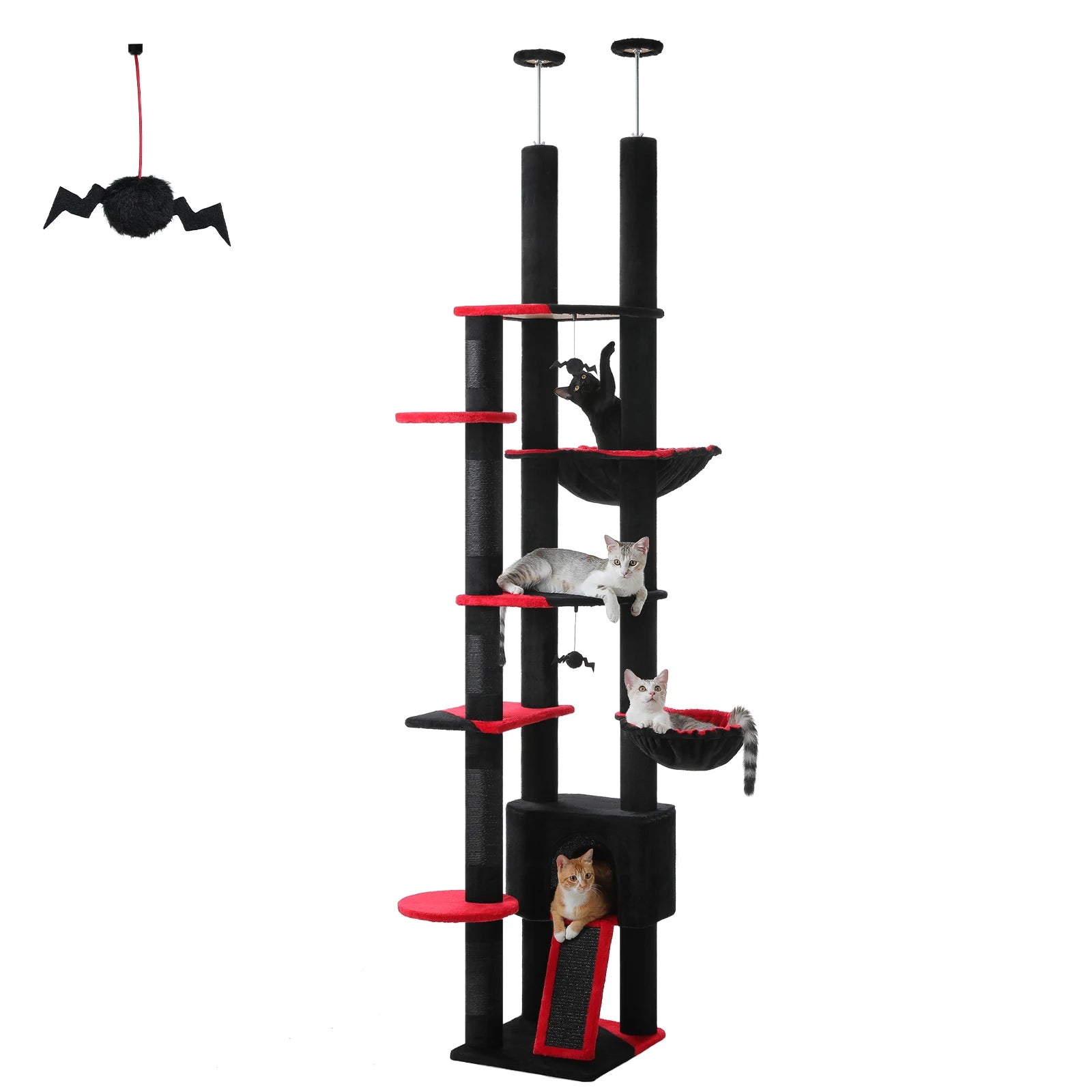 Floor-to-Ceiling Cat Tree Tower