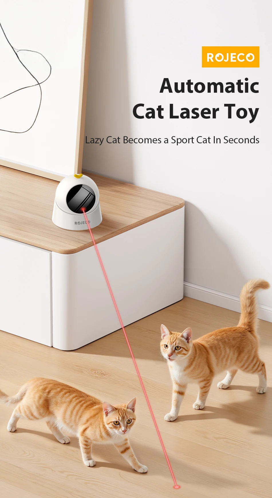 Automatic laser toy