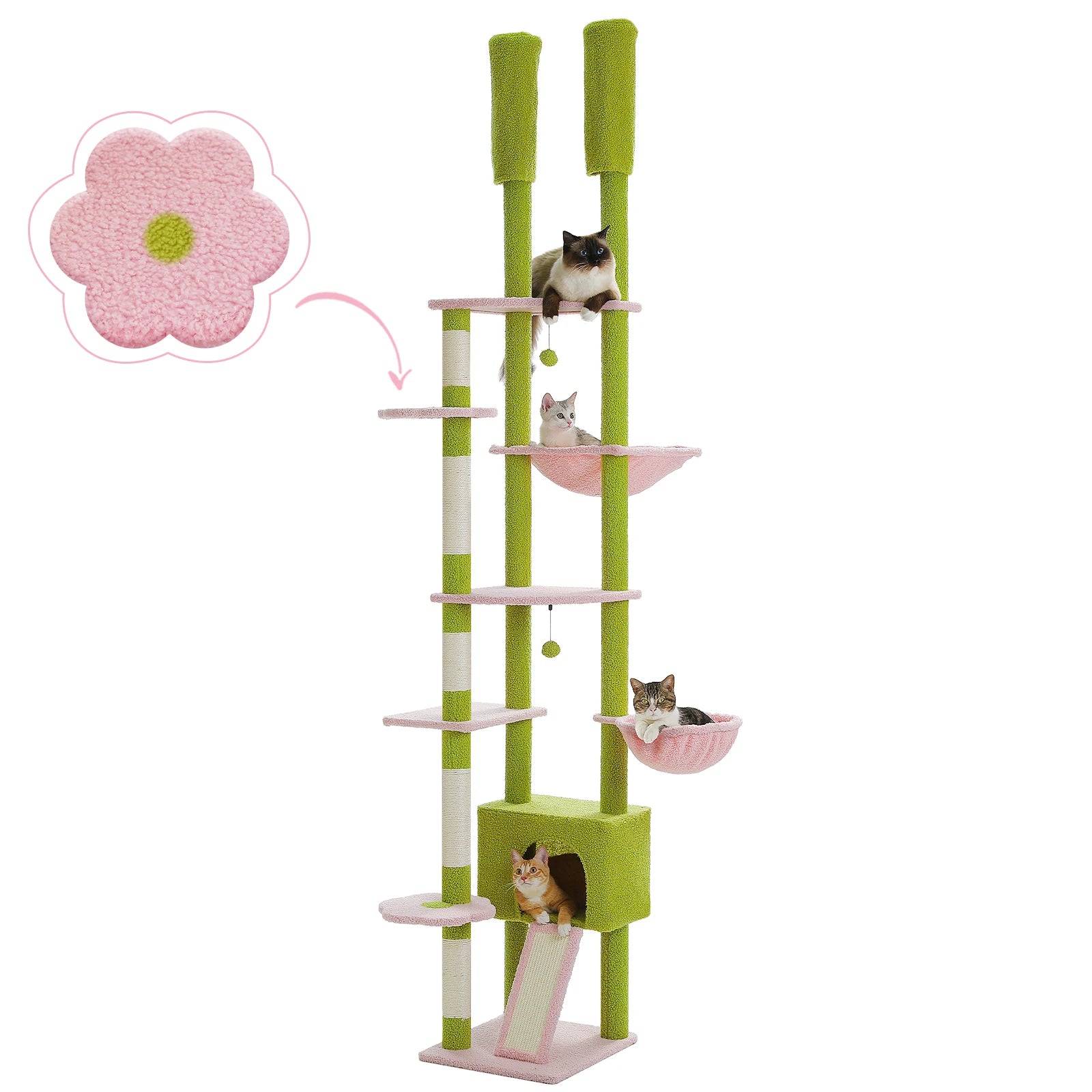 Floor-to-Ceiling Cat Tree Tower