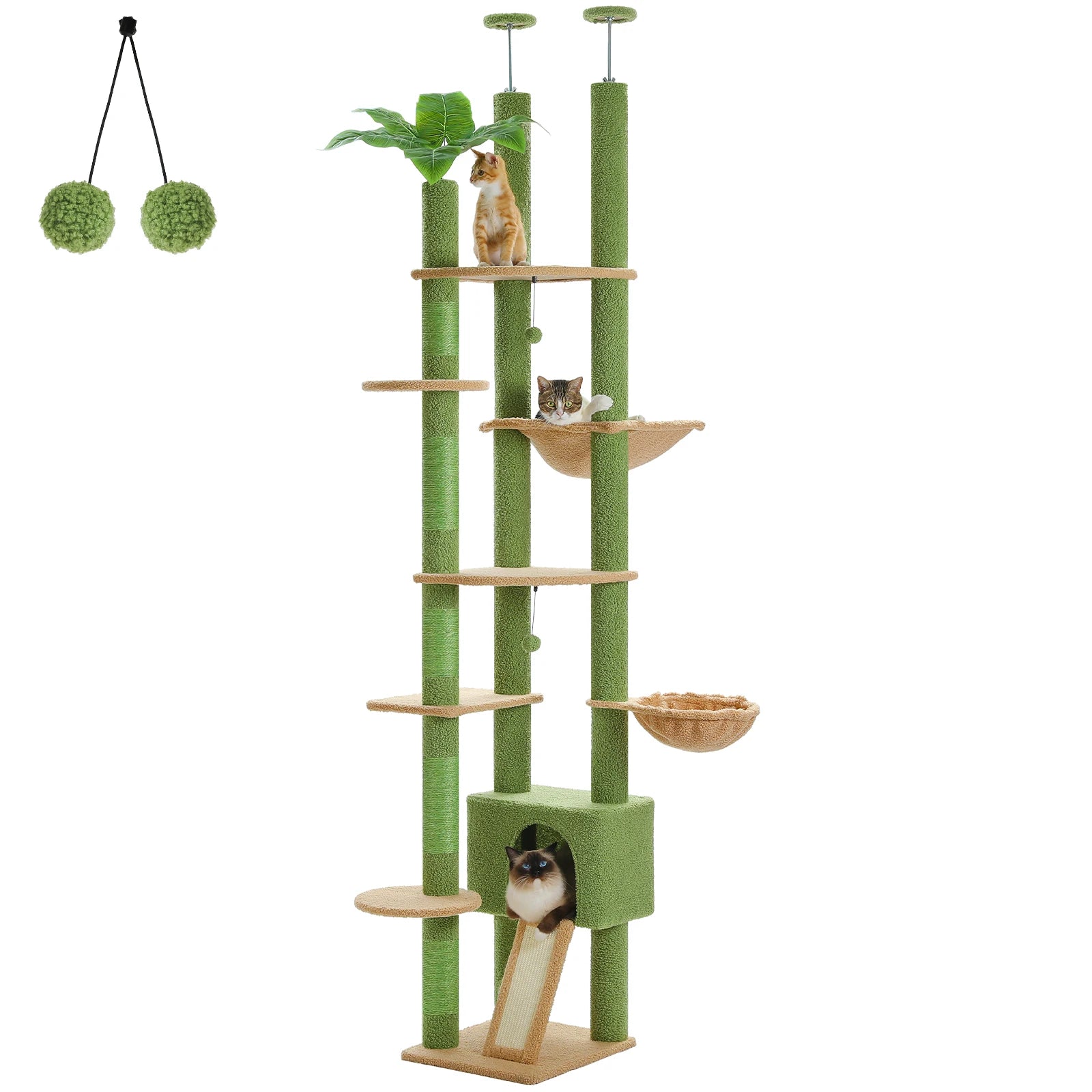 Floor-to-Ceiling Cat Tree Tower