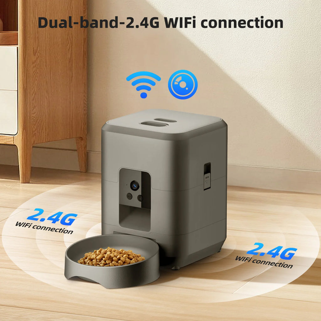 Wi-Fi Pet Feeder with Camera