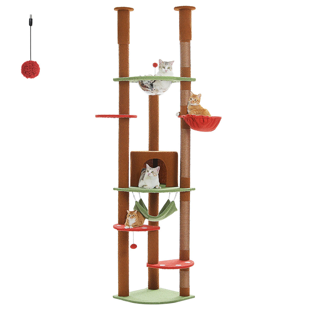 Floor-to-Ceiling Cat Tree Tower
