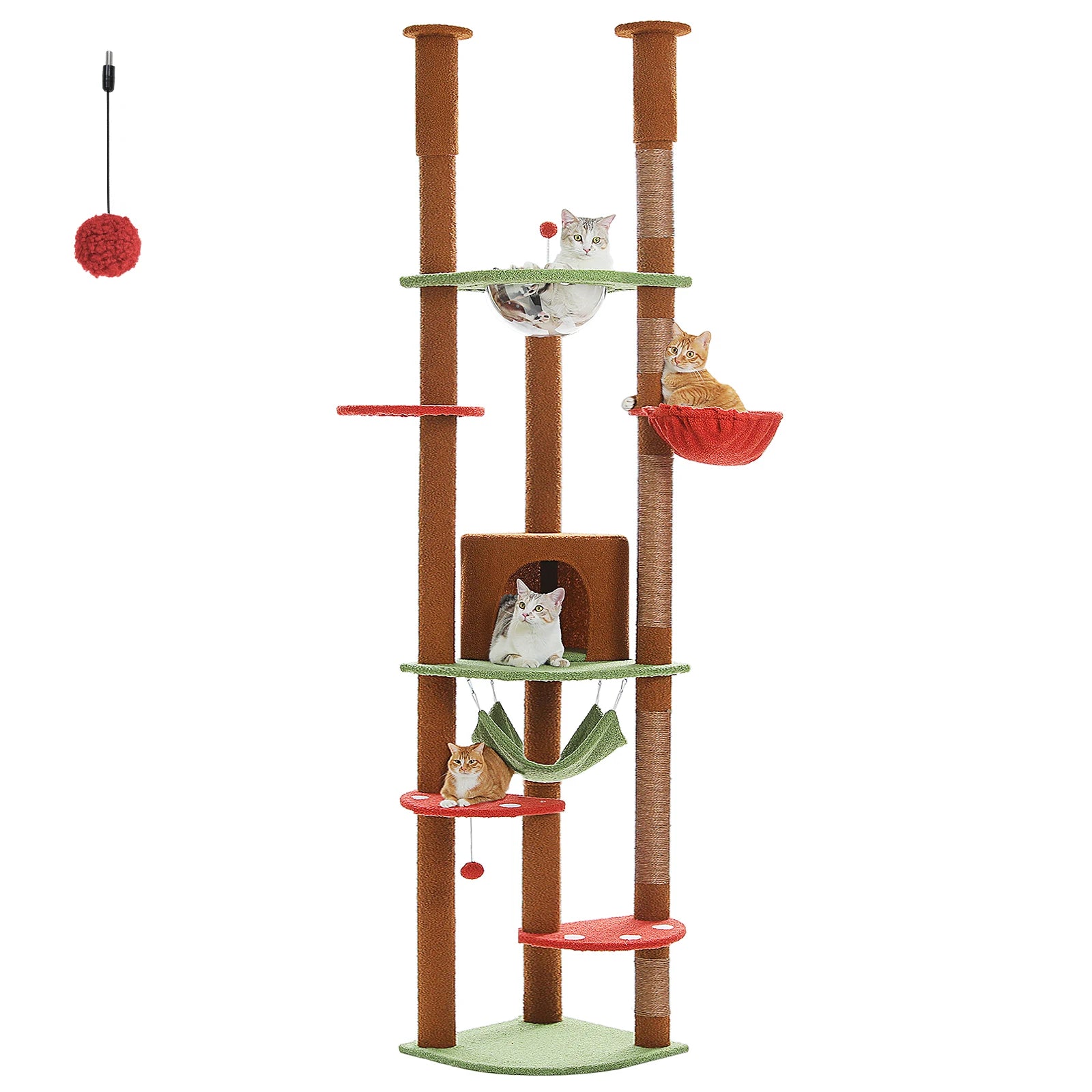 Floor-to-Ceiling Cat Tree Tower