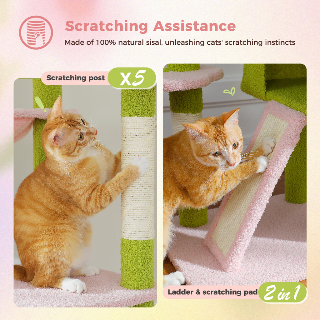 Floor-to-Ceiling Cat Tree Tower