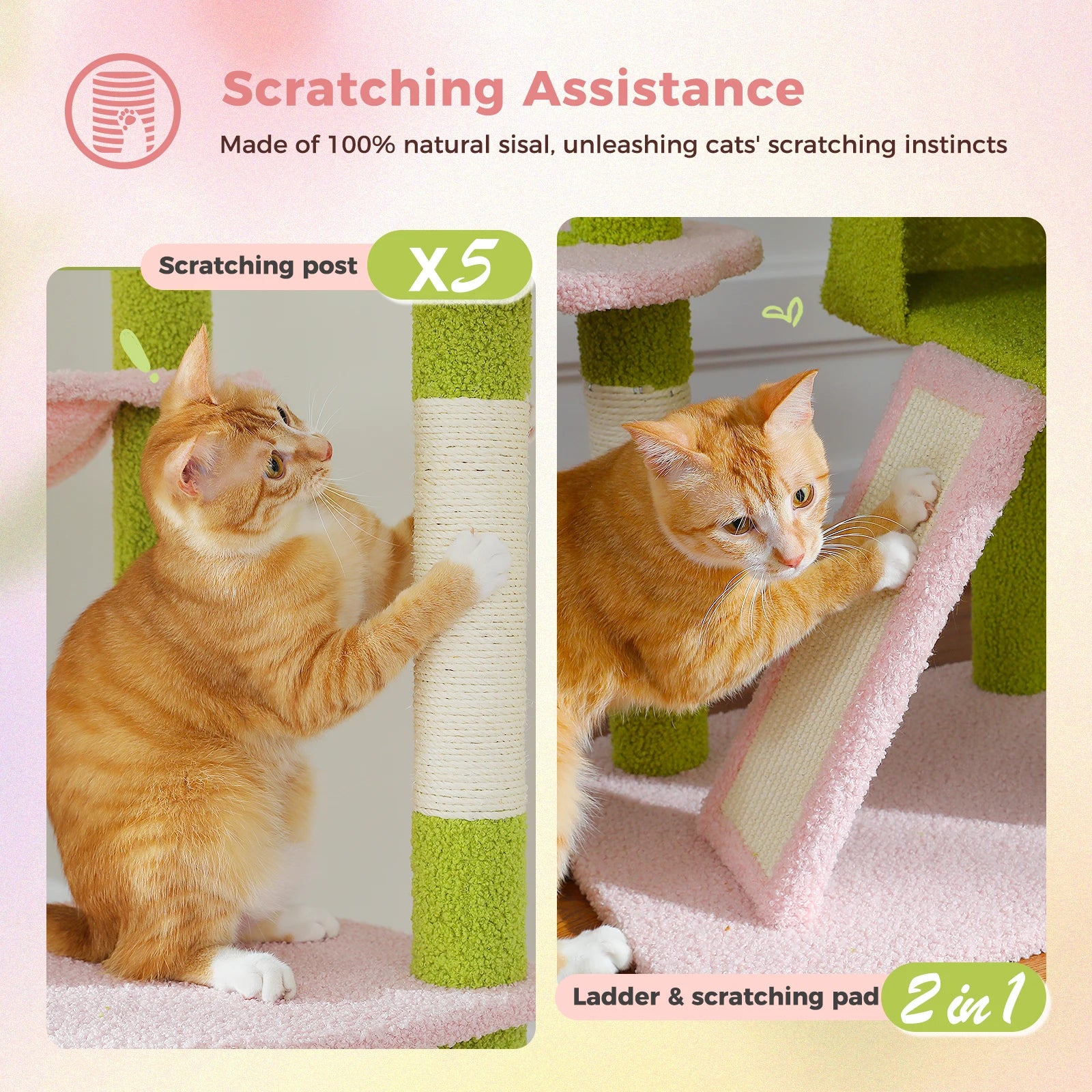 Floor-to-Ceiling Cat Tree Tower