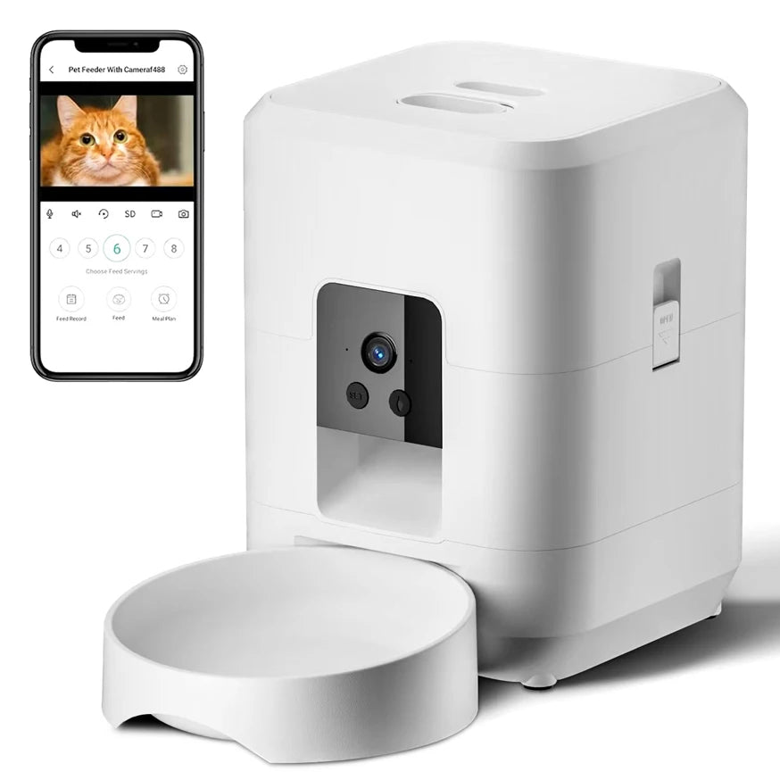 Wi-Fi Pet Feeder with Camera