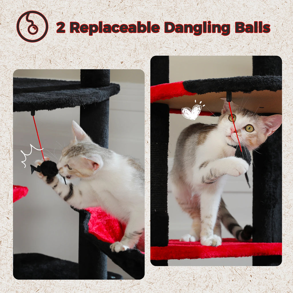 Floor-to-Ceiling Cat Tree Tower