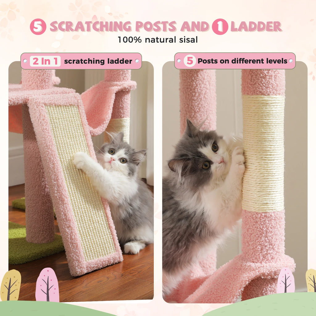 Floor-to-Ceiling Cat Tree Tower