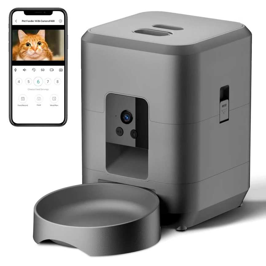 Wi-Fi Pet Feeder with Camera