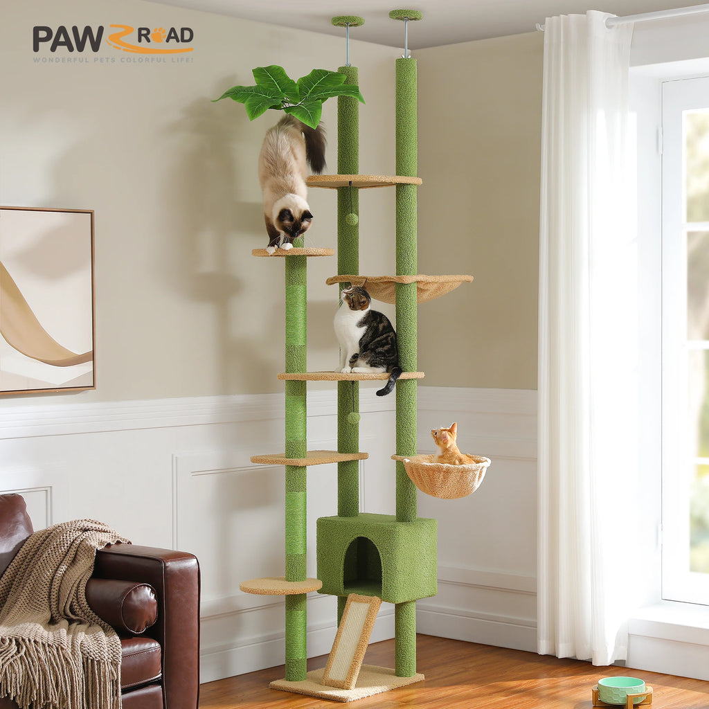 Floor-to-Ceiling Cat Tree Tower