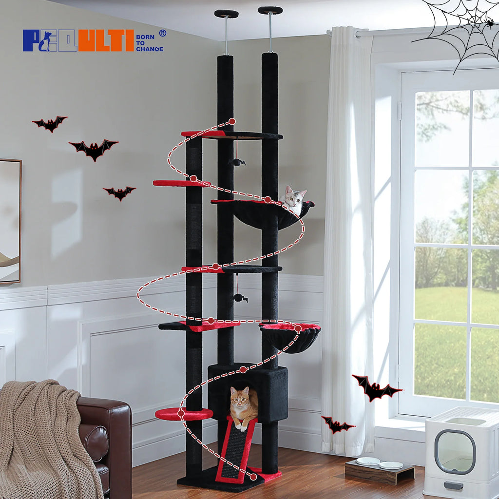 Floor-to-Ceiling Cat Tree Tower