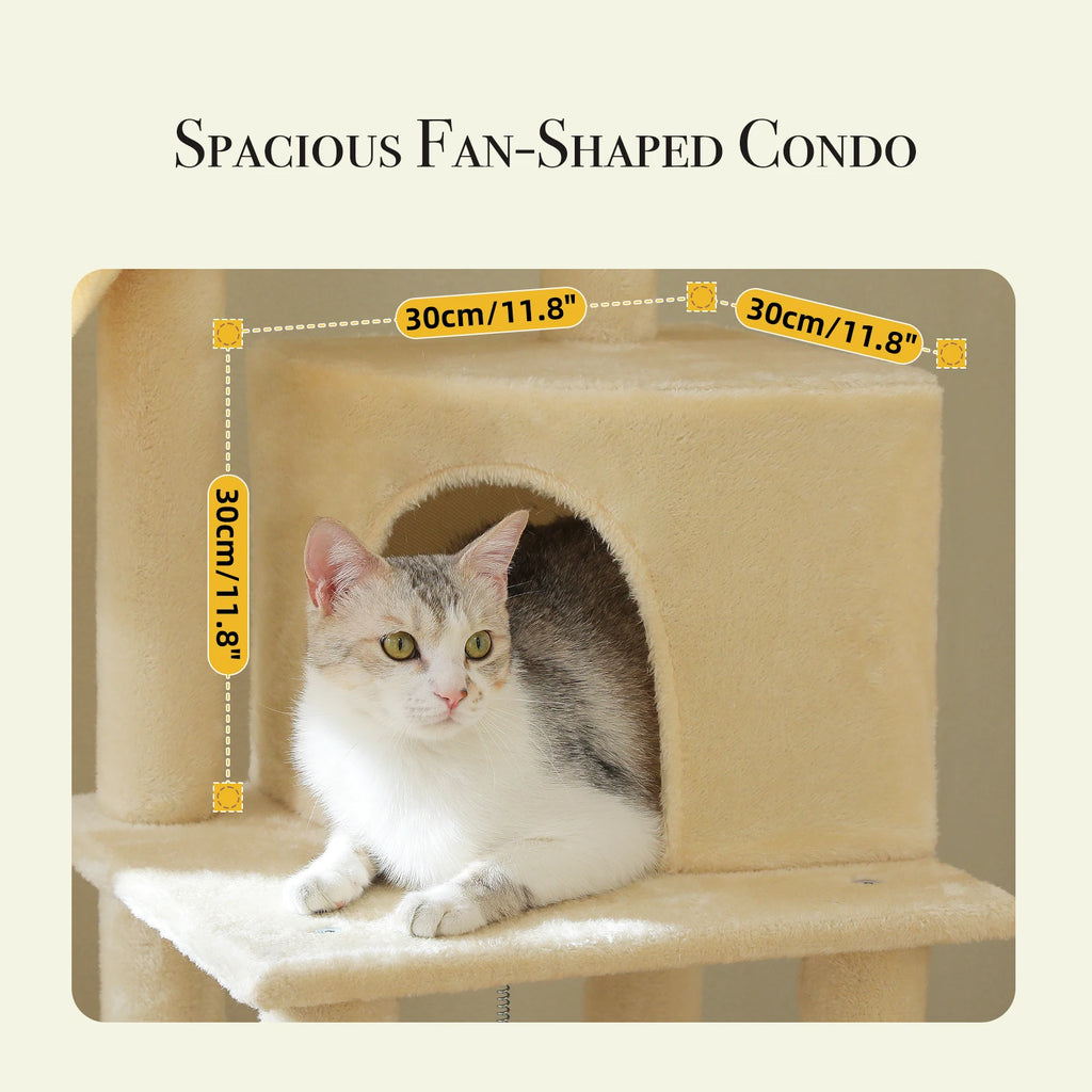 Floor-to-Ceiling Cat Tree Tower